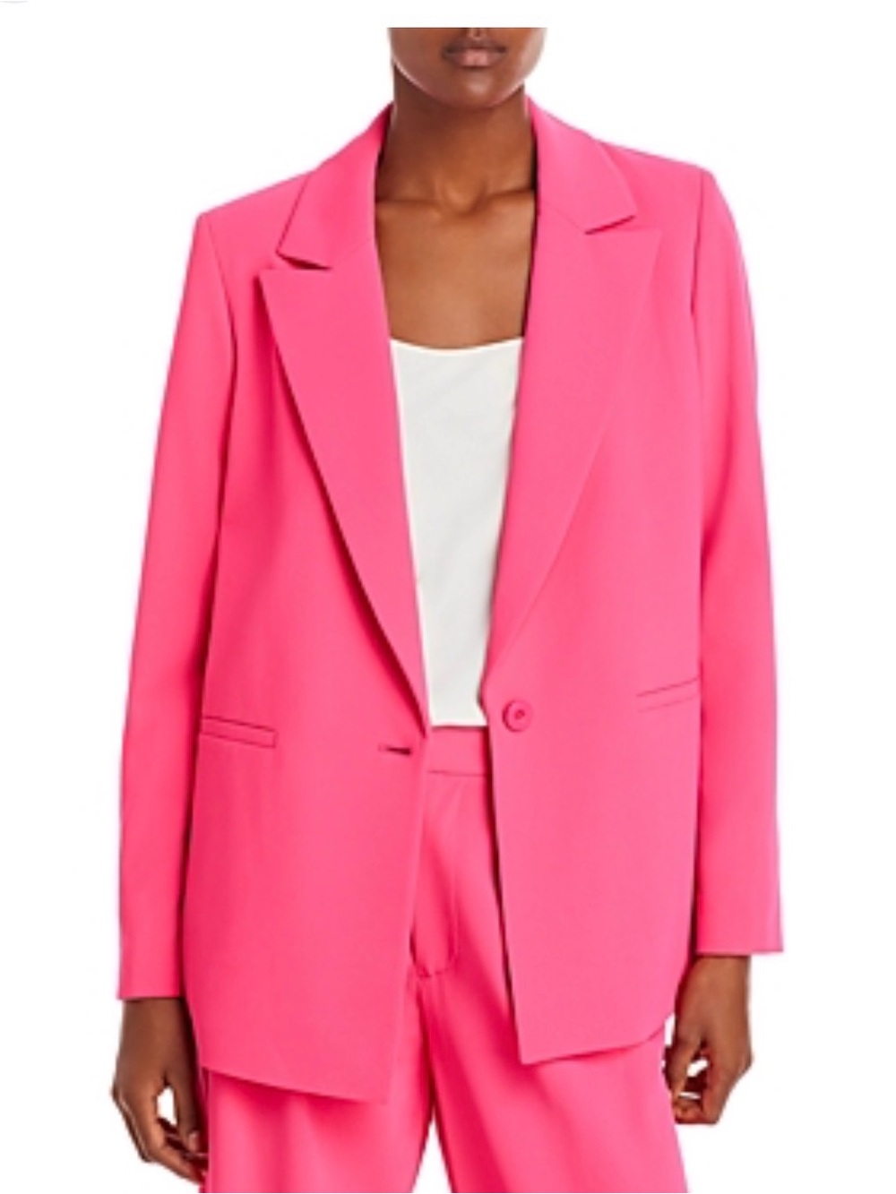 Alice + Olivia Bright Pink Women’s Blazer Jacket - lightweight size medium
